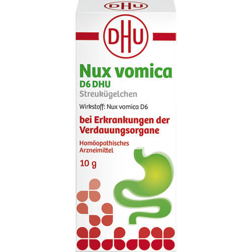 NUX VOMICA D 6 DHU Glob.bei Erkr.d.Verdauungsorg.