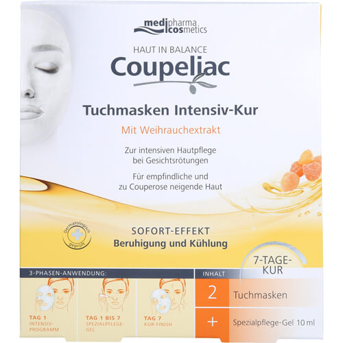 HAUT IN BALANCE Coupeliac Tuchmasken Intensiv-Kur