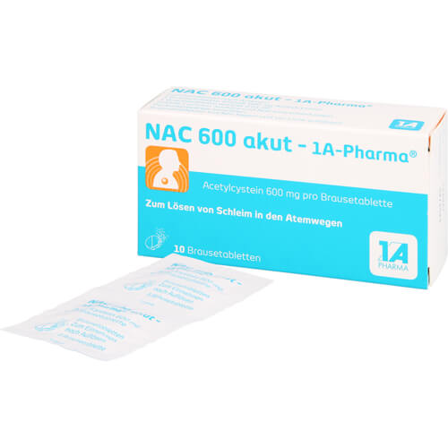 NAC 600 akut-1A Pharma Brausetabletten