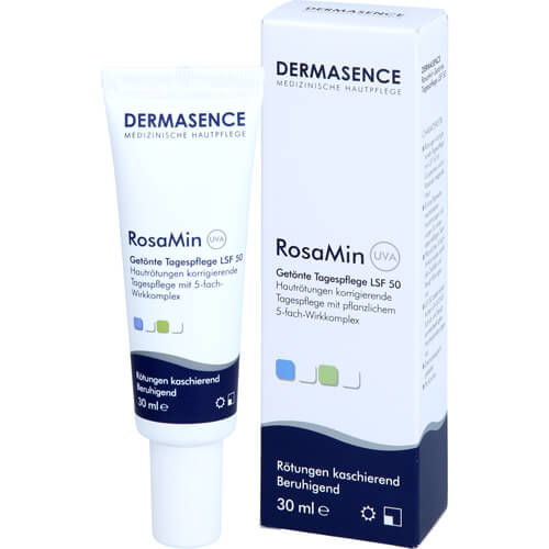 DERMASENCE RosaMin Getönte Tagespflege mit LSF 50