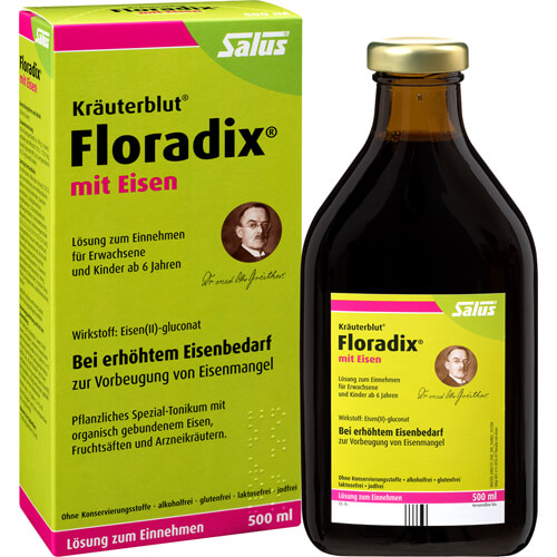 FLORADIX mit Eisen Lösung zum Einnehmen