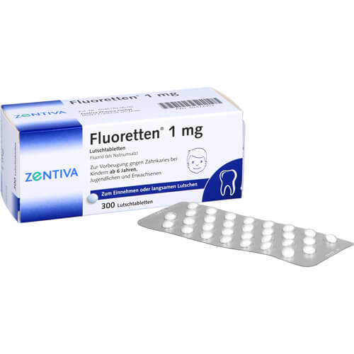 FLUORETTEN 1,0 mg Tabletten