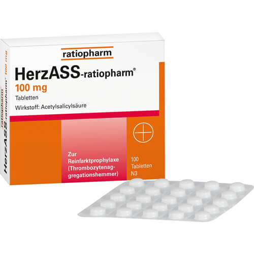 HERZASS-ratiopharm 100 mg Tabletten