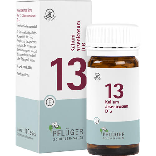 BIOCHEMIE Pflüger 13 Kalium arsenicosum D 6 Tabl.