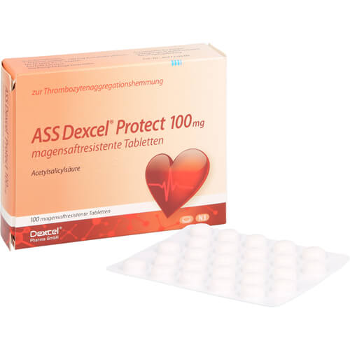 ASS Dexcel Protect 100 mg magensaftres.Tabletten
