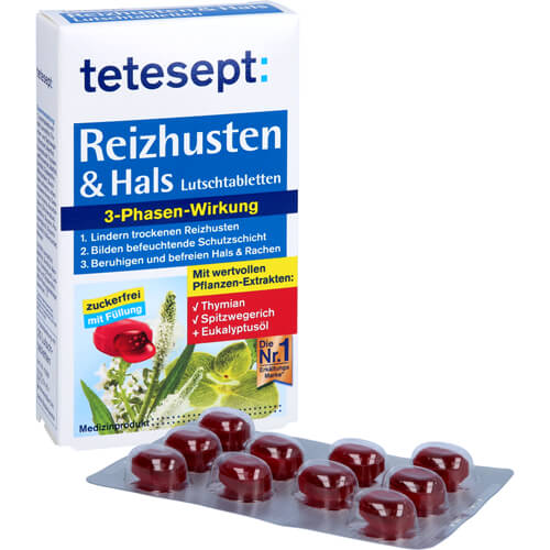 TETESEPT Reizhusten & Hals Lutschtabletten