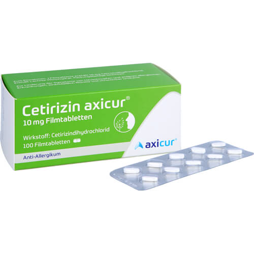 CETIRIZIN axicur 10 mg Filmtabletten