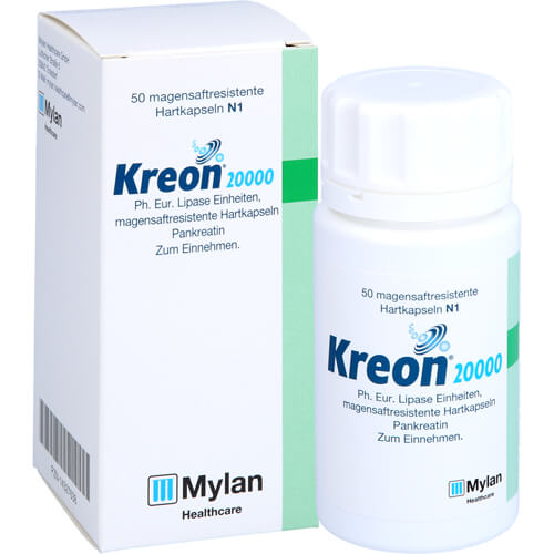 KREON 20.000 Ph.Eur.Lipase Einheiten msr.Hartkaps.