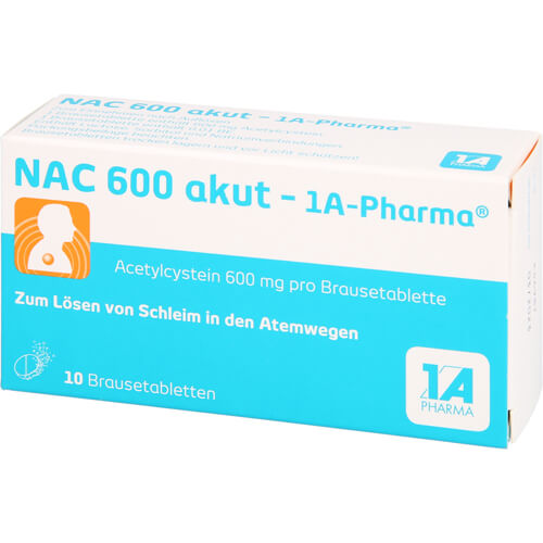 NAC 600 akut-1A Pharma Brausetabletten