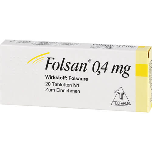 FOLSAN 0,4 mg Tabletten