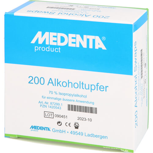 ALKOHOLTUPFER 70% Isopropyl Alkohol