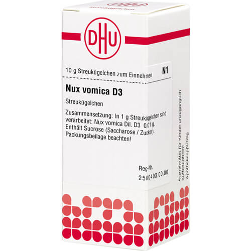 NUX VOMICA D 3 Globuli