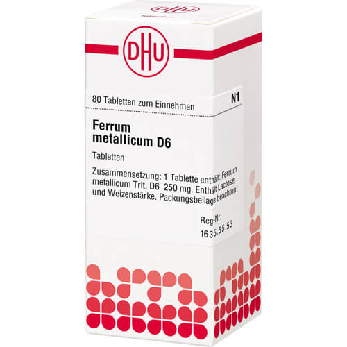 FERRUM METALLICUM D 6 Tabletten