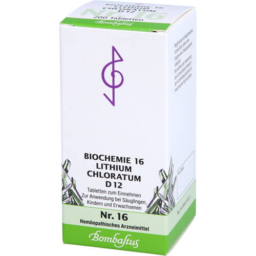 BIOCHEMIE 16 Lithium chloratum D 12 Tabletten