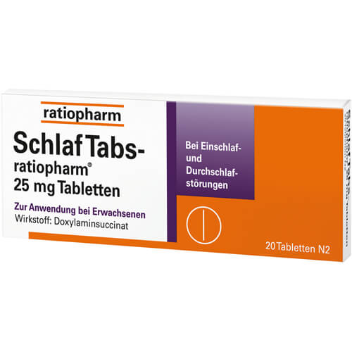 SCHLAF TABS-ratiopharm 25 mg Tabletten