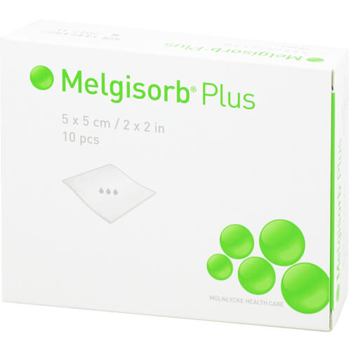 MELGISORB Plus Alginat Verband 5x5 cm steril