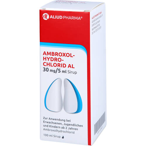 Ambroxolhydrochlorid AL 30 mg / 5 ml Sirup zur Erleichterung des Abhustens bei erkältungsbedingter Bronchitis (Schleimlöser)