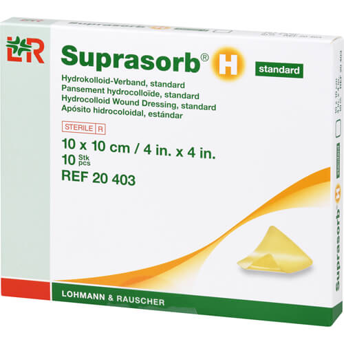 SUPRASORB H Hydrokoll.Verb.standard 10x10 cm