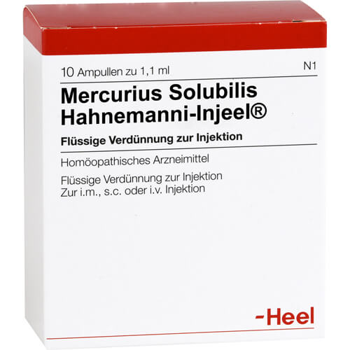 MERCURIUS SOLUBILIS INJEEL Hahnemanni Ampullen
