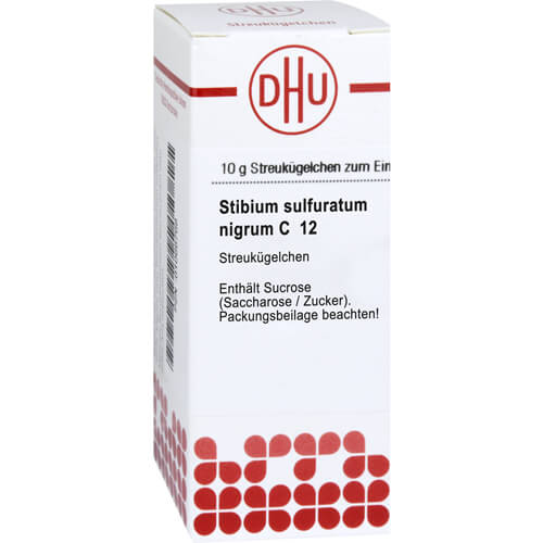 STIBIUM SULFURATUM NIGRUM C 12 Globuli