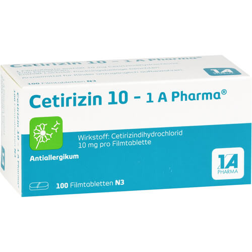 CETIRIZIN 10-1A Pharma Filmtabletten