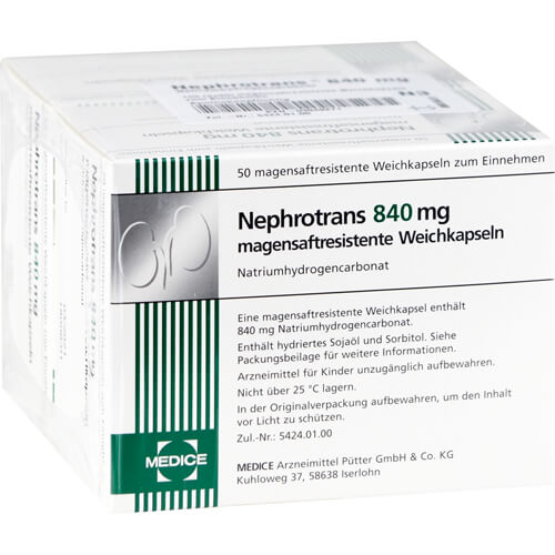 NEPHROTRANS 840 mg magensaftresistente Kapseln