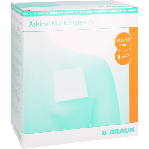 ASKINA Mullkompressen 10x10 cm steril
