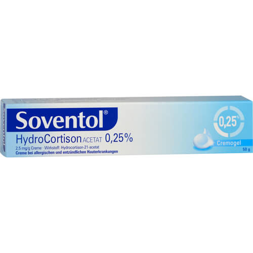 SOVENTOL Hydrocortisonacetat 0,25% Creme