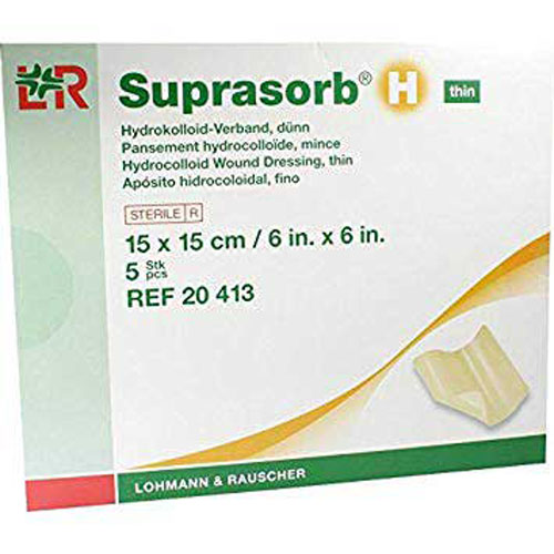 SUPRASORB H Hydrokoll.Verb.dünn 15x15 cm