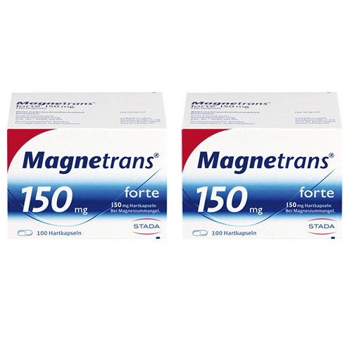 MAGNETRANS forte 150 mg Hartkapseln Doppelpackung (2x100 St)