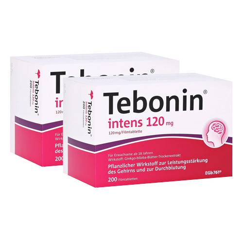 TEBONIN intens 120 mg Filmtabletten Doppelpackung (2x200 St)