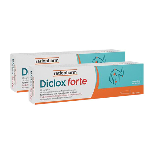 DICLOX forte 20 mg/g Gel Doppelpackung (2x 150g)