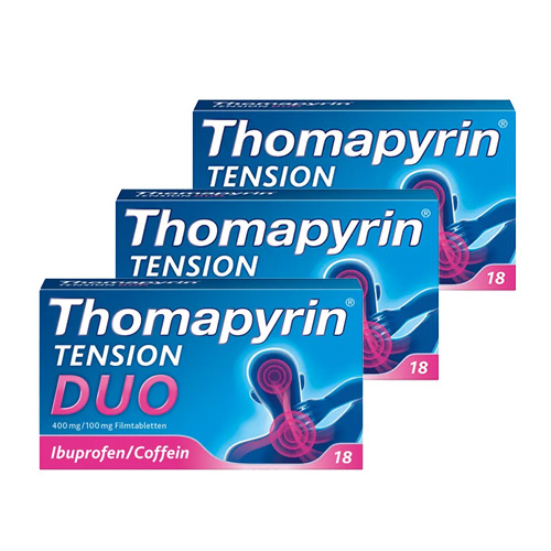 THOMAPYRIN TENSION DUO 400 mg/100 mg Filmtabletten (3x 18St)