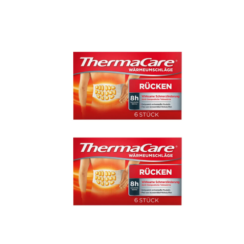 ThermaCare® Wärmeumschläge Rückenschmerzen S-XL Doppelpackung (2x 6St)
