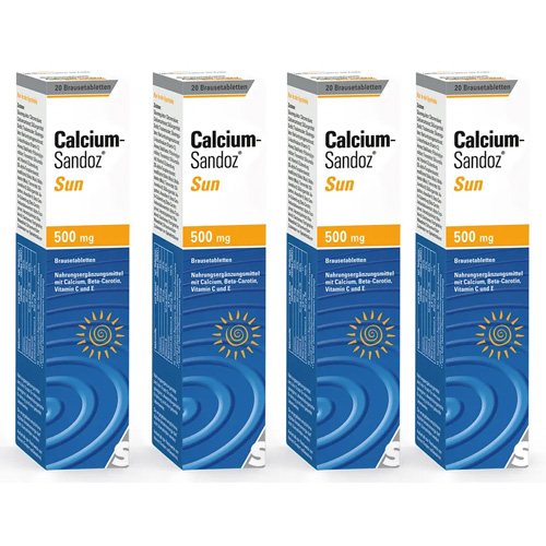 CALCIUM SANDOZ Sun Brausetabletten (4x 20St)