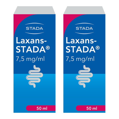 LAXANS-STADA 7,5 mg Tropfen zum Einnehmen Set (2x 50ml)