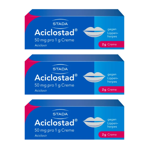 ACICLOSTAD Creme gegen Lippenherpes (3x2g)