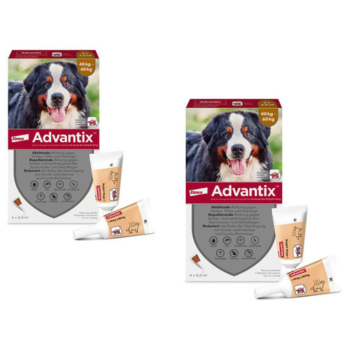 ADVANTIX Spot-on für den Hund 40-60kg (2x24 ml)