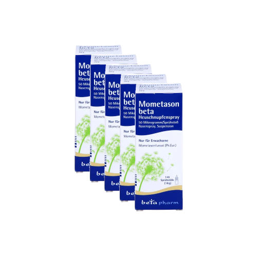 MOMETASON beta Heuschnupfenspray 50μg/Sp.140 Sp.St (5x18g)