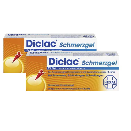 DICLAC Schmerzgel 1% Doppelpackung (2x150g)