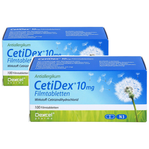 CETIDEX 10 mg Filmtabletten Doppelpackung