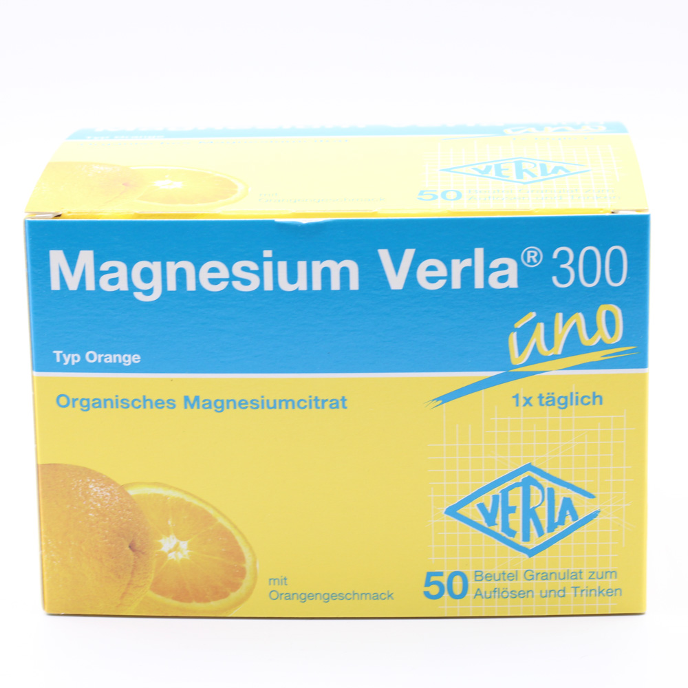 MAGNESIUM VERLA 300 Orange Granulat Doppelpackung (2x 50St)