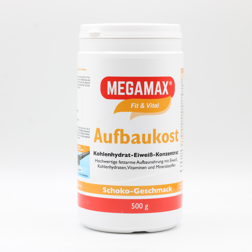 MEGAMAX Aufbaukost Schoko Pulver