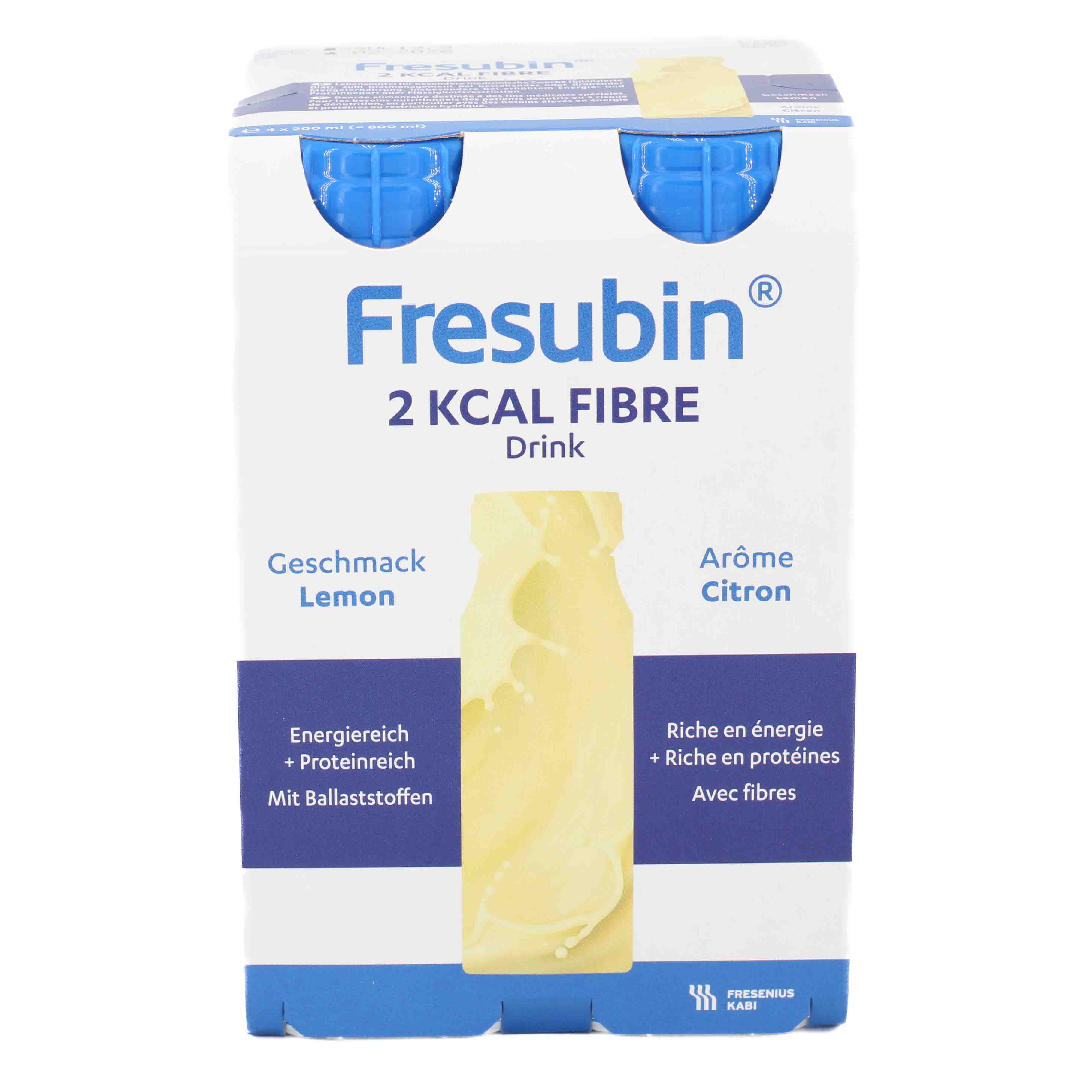 FRESUBIN 2 kcal Fibre DRINK Lemon Trinkflasche Set (2x800ml)