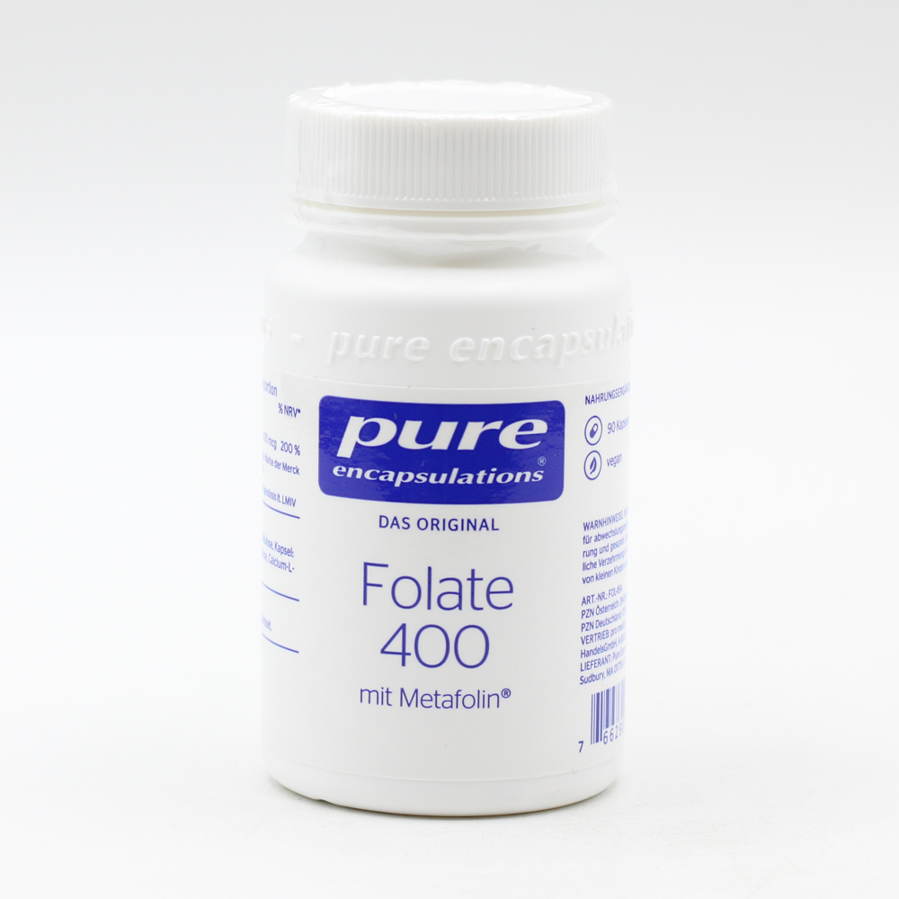 PURE ENCAPSULATIONS Folate 400 Kapseln