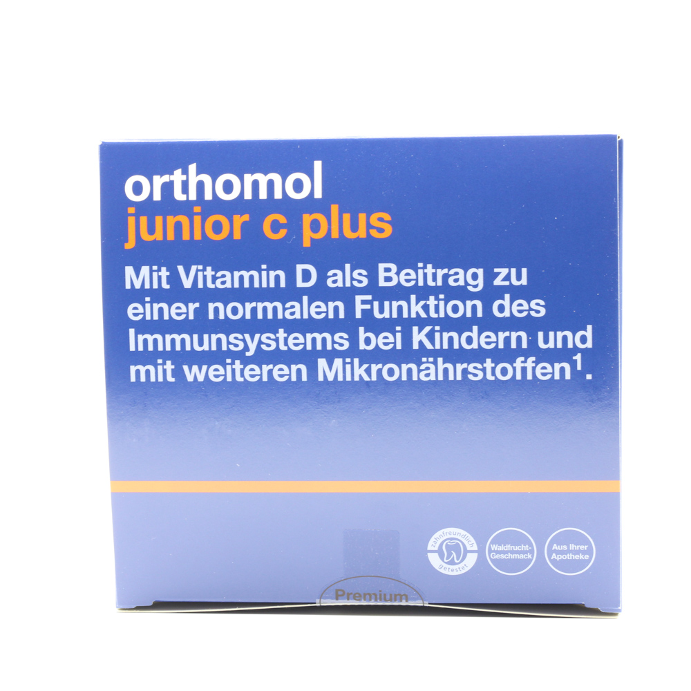 ORTHOMOL Junior C plus Kautabl.Waldfrucht