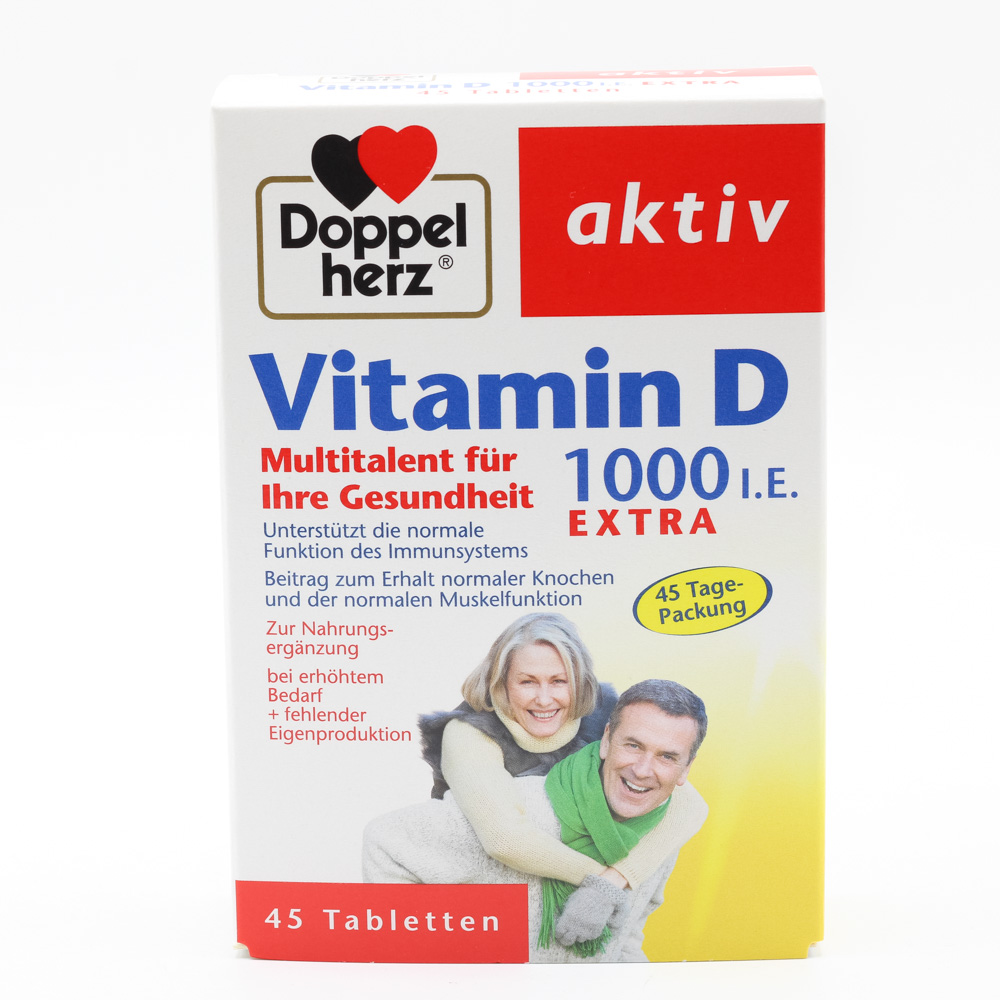 DOPPELHERZ Vitamin D3 1000 I.E. EXTRA Tabletten