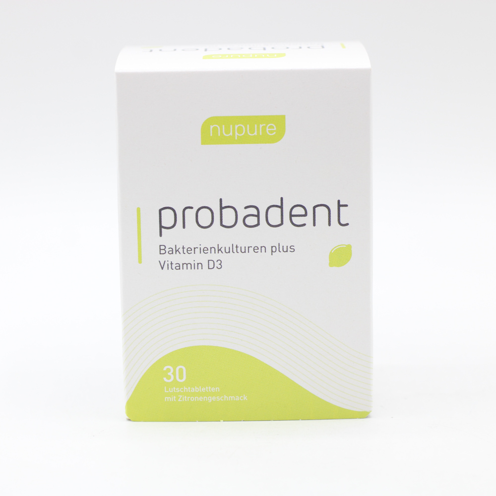 NUPURE probadent Probiotikum bei Mundgeruch Lut.