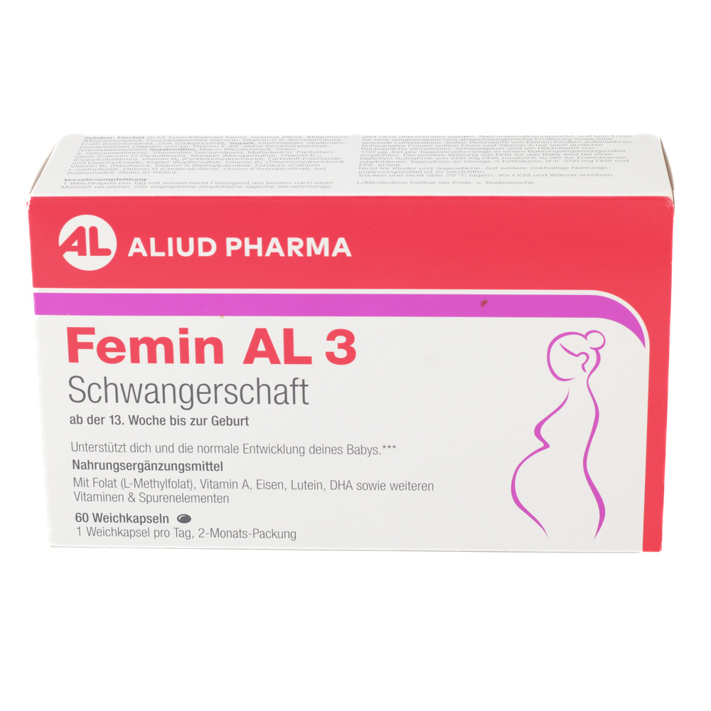 FEMIN AL 3 Schwangerschaft Weichkapseln