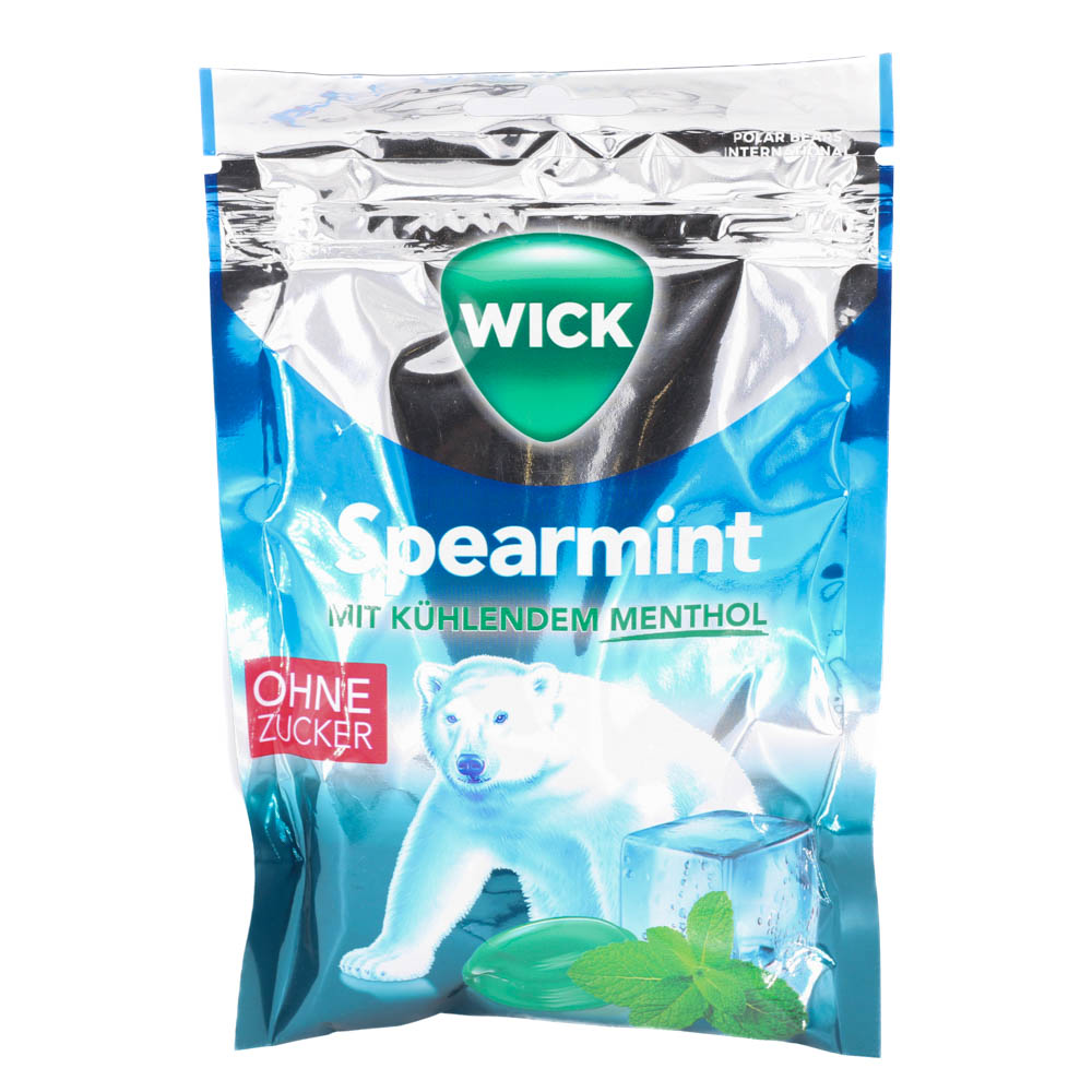 WICK Spearmint Bonbons o.Zucker